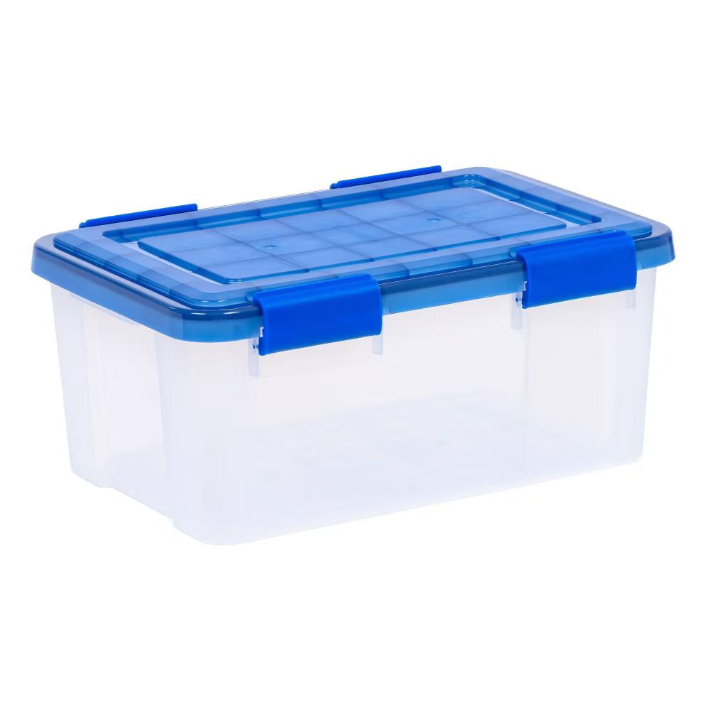 IRIS WeatherPro Plastic Storage Bin with Lid - Image 7