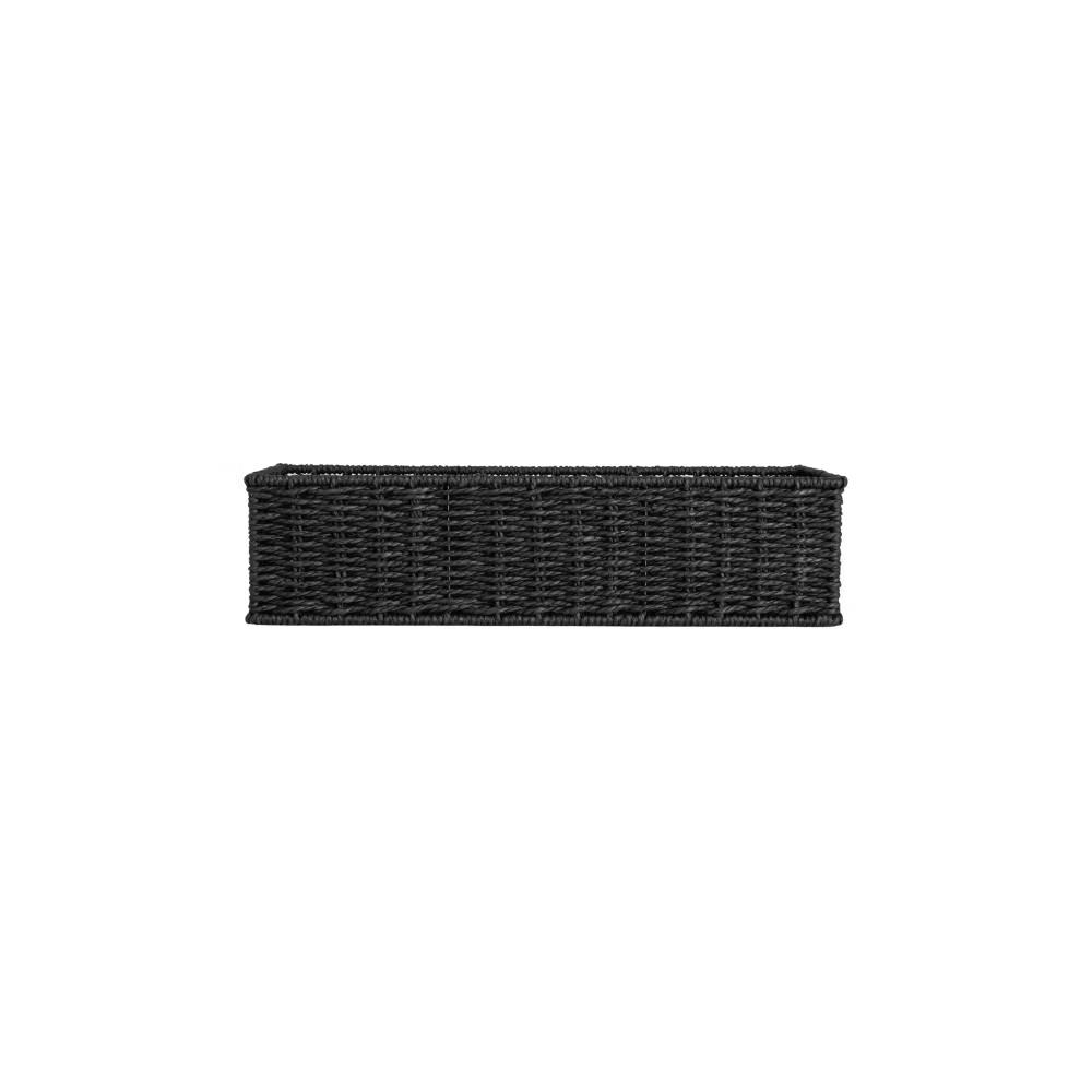 Handwoven Seagrass Rectangular Storage Basket - Image 3