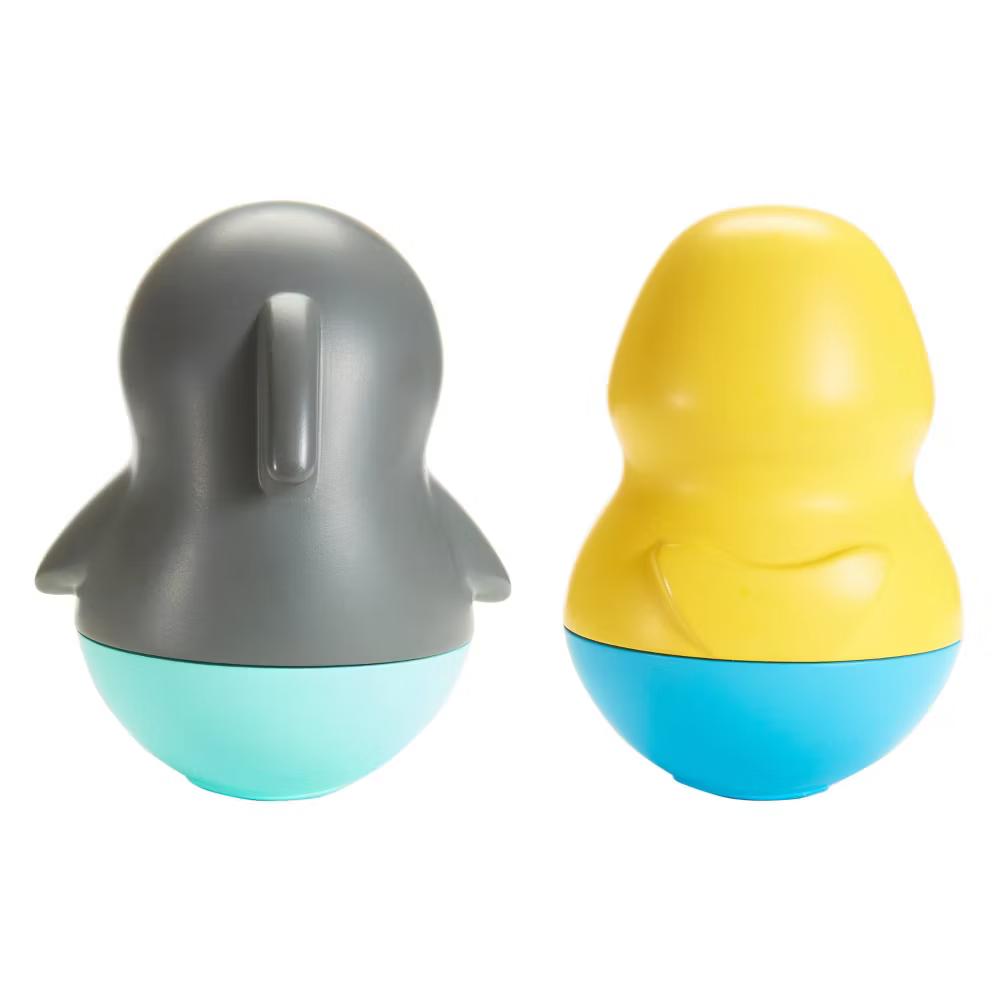 Bath Bobbers Mold Free Baby and Toddler Bath Toy - 6+Months - Dolphin/Walrus: Fine Motor Skills, BPA-Free, Rubber Material