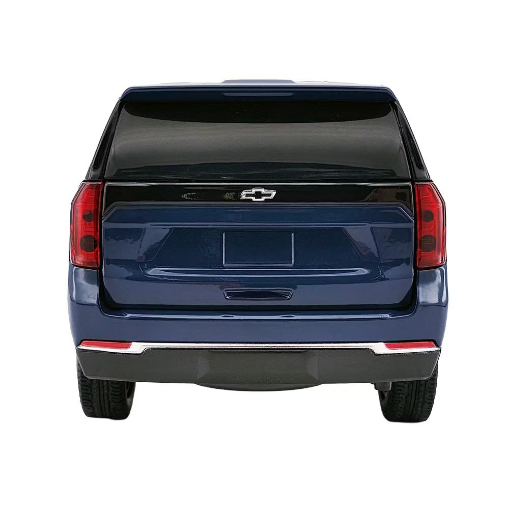 2025 Chevrolet Tahoe PPV Dark Blue "Custom Builder's Kit" Series 1/24 Diecast Model Car - Image 5