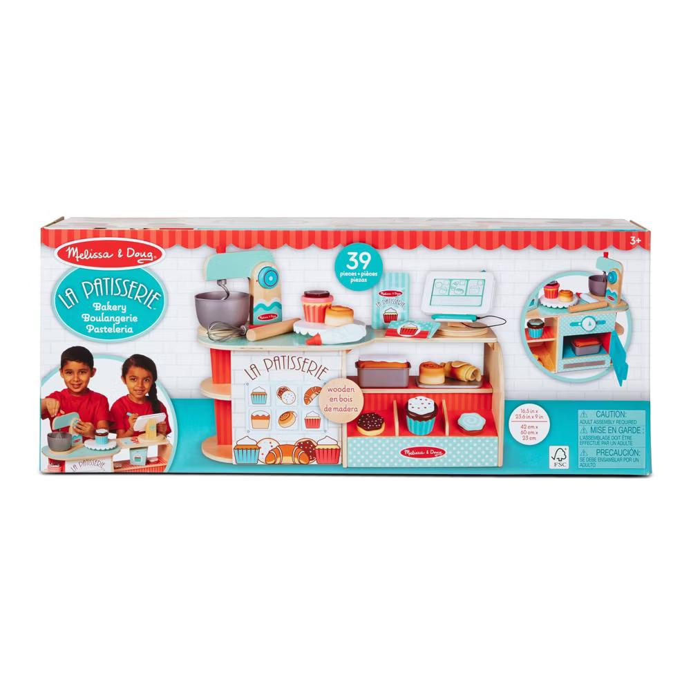 Wooden La Patisserie Bakery (39pc): Toy Kitchen Accessories for Creative Play - Image 3