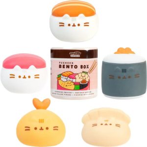 Capsule Pusheen The Cat Surprise Blind Collectible Surprise Toy Squishy Figurine SquiSHU Series 8 Lunch Box - 1 Pc Mystery