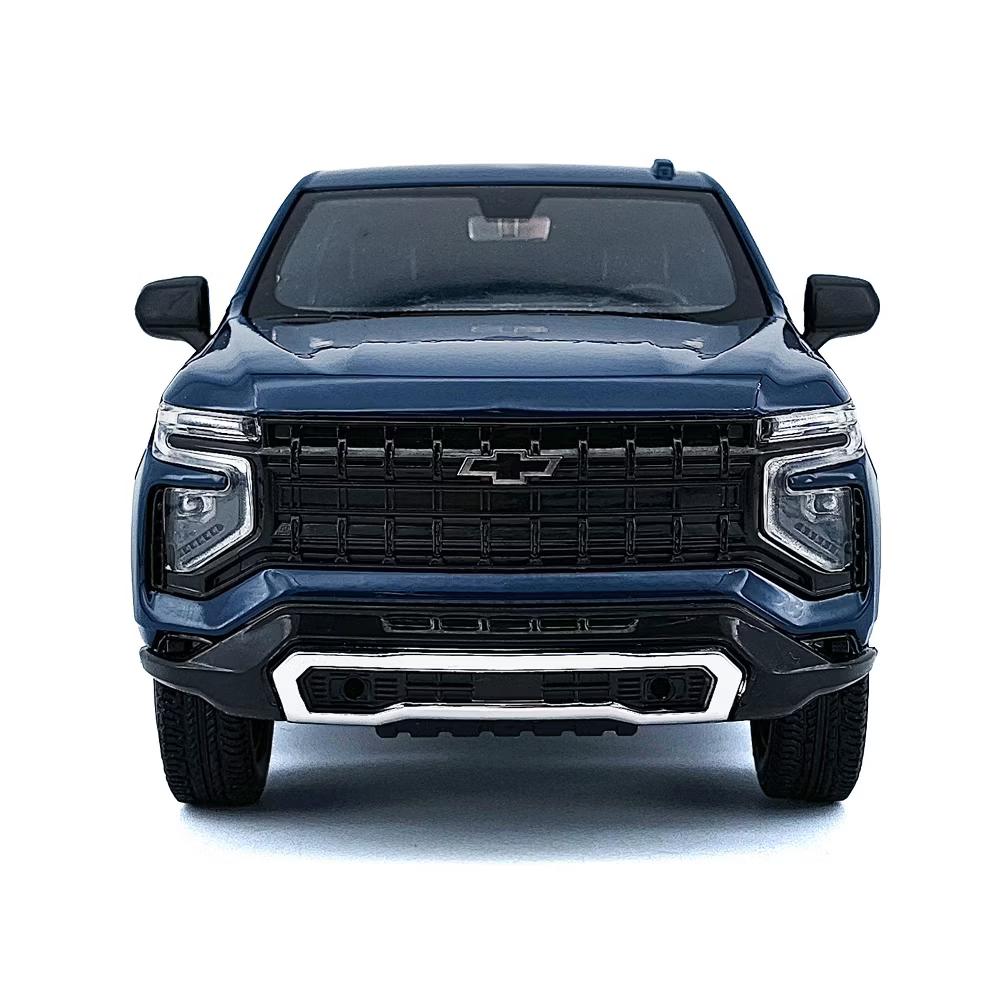 2025 Chevrolet Tahoe PPV Dark Blue "Custom Builder's Kit" Series 1/24 Diecast Model Car