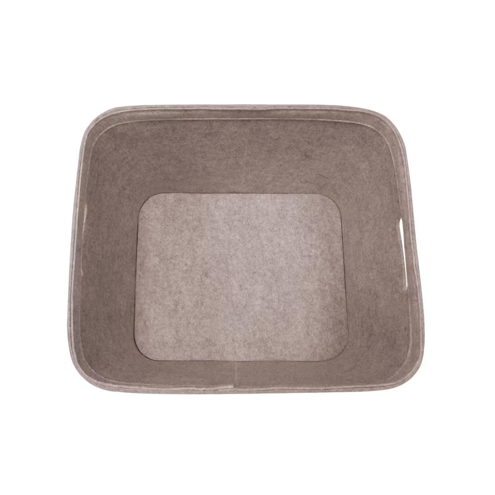 Rectangle Felt Basket with Stitching - Image 12