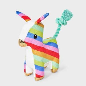 Pinata Dog Plush Toy - Chew, Fetch, 7 Inches, 0.187 Pounds