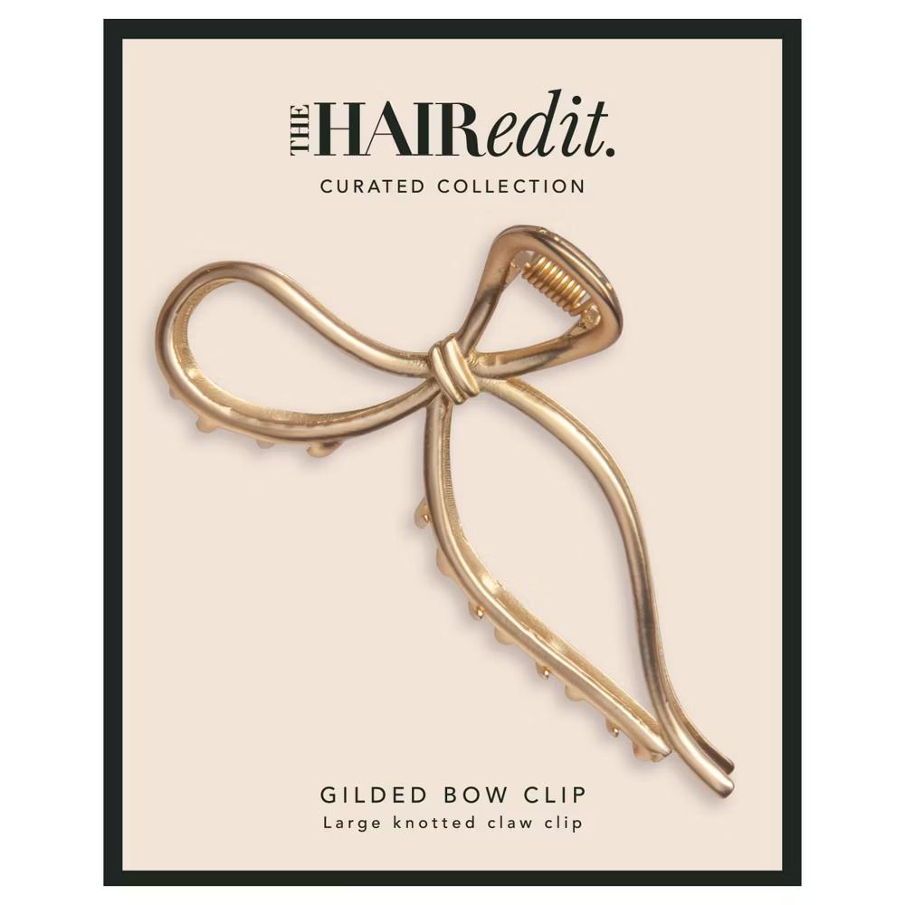 The Hair Edit Gilded Bow Clip - Image 2