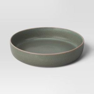 Stoneware Tilley Dinner Bowl Olive Green