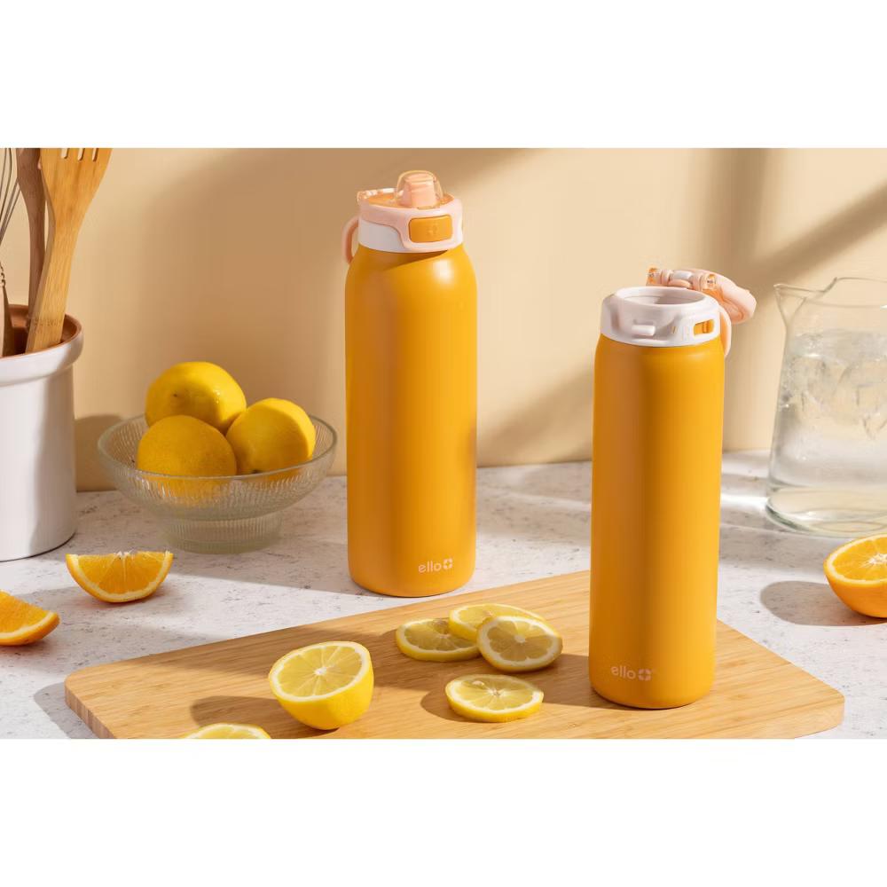 Pop and Fill Stainless Steel Water Bottle