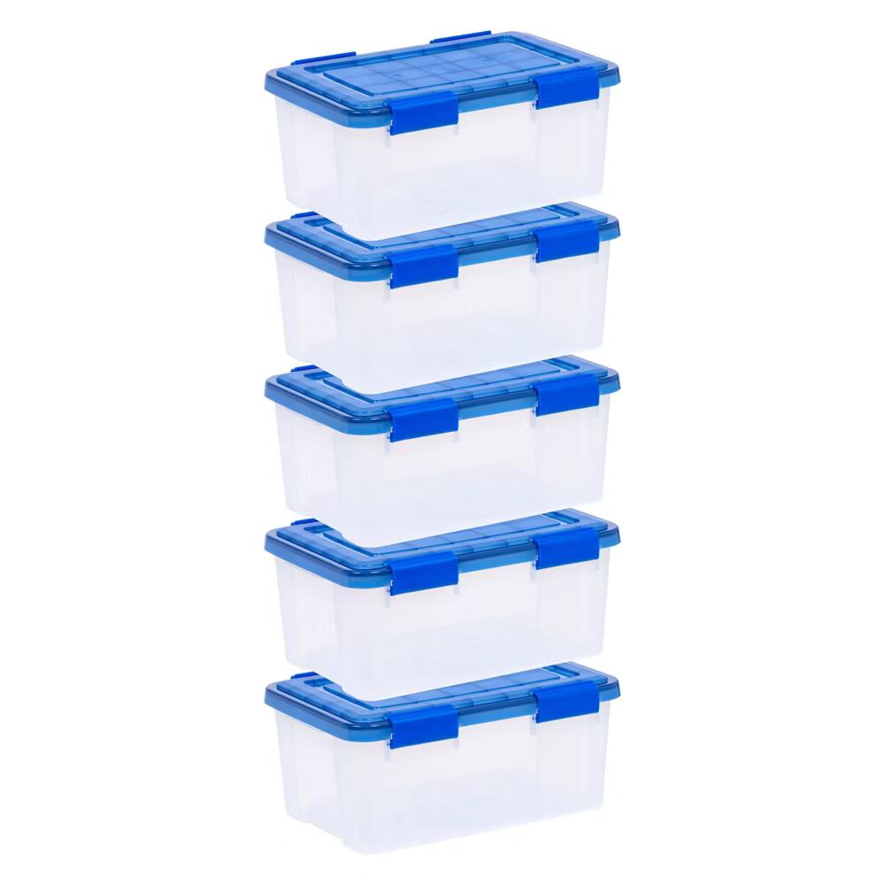 IRIS WeatherPro Plastic Storage Bin with Lid - Image 54