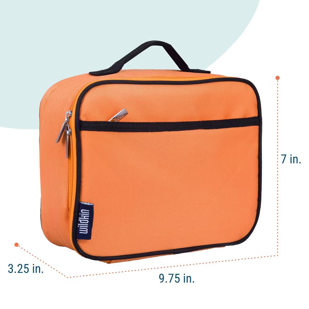 Wildkin Kids Insulated Lunch Box in Solid Colors – Durable and Reusable for School & Travel - Image 10