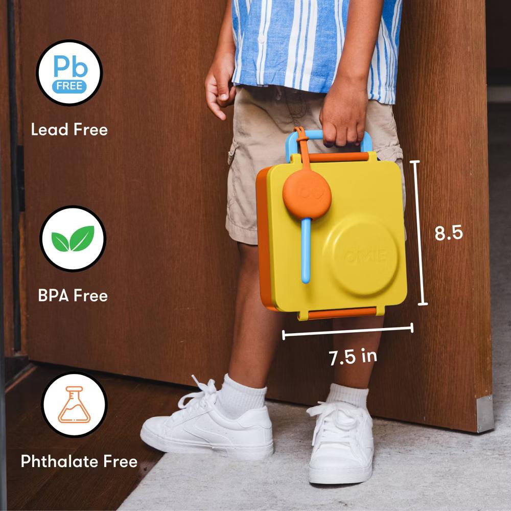 OMIEBox Insulated Bento Lunch Box with Leakproof Thermos Food Jar 3 Compartments - Image 73