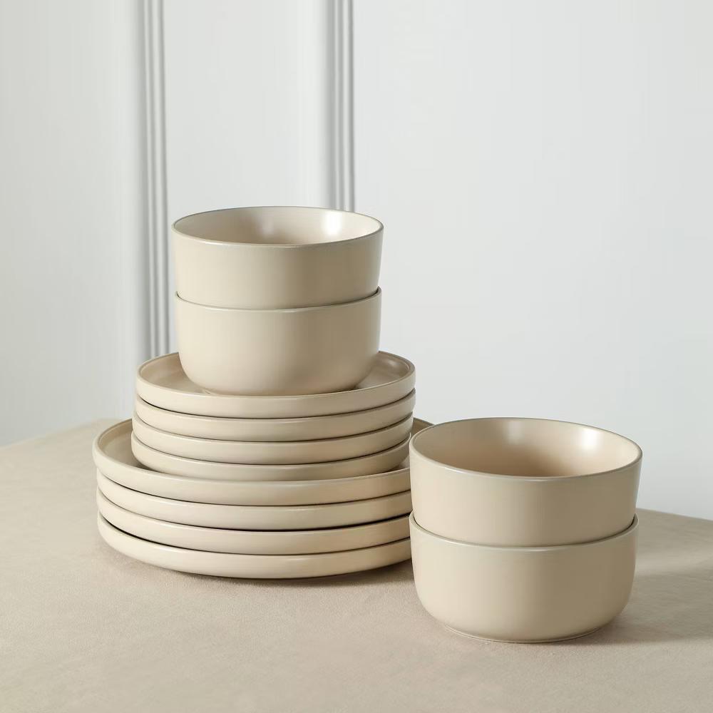 Earth & Clay 12pc Stoneware Dinnerware Set - Image 21