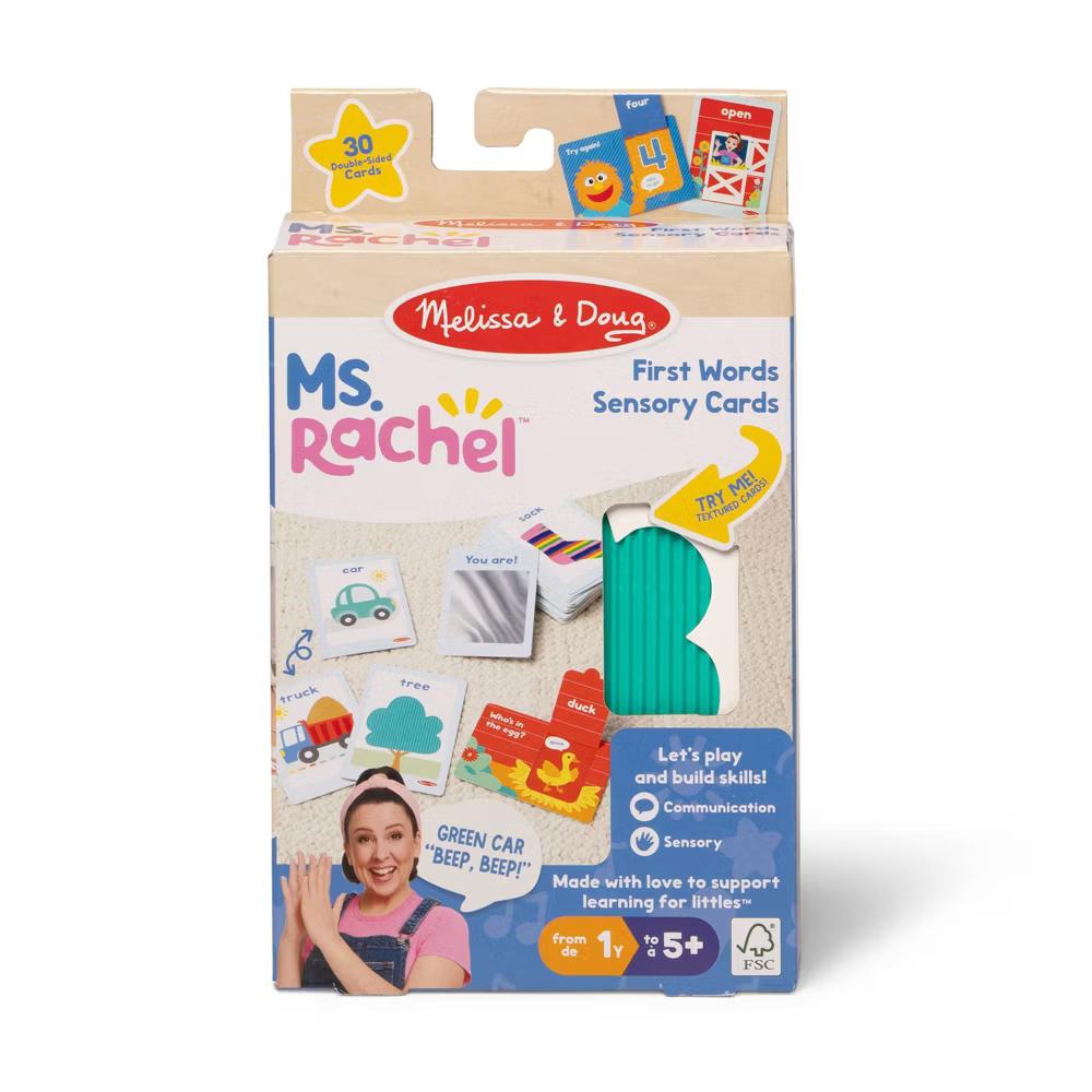Ms. Rache First Words Textured Sensory Flashcards Preschool Learning Toy for Boys, Girls - Image 4