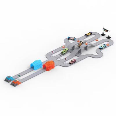 by Turbo Launcher Toy Race Car Playset Pocket Series 84pc Playset - Image 6