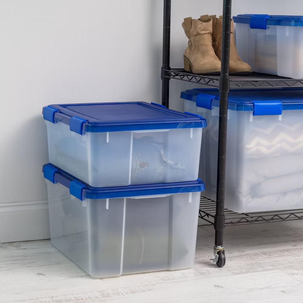 IRIS WeatherPro Plastic Storage Bin with Lid - Image 24