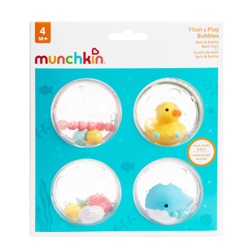 Float and Play Bubbles - 4pk: Shapes, Colors, Teaching Aid, Patterns - Image 4