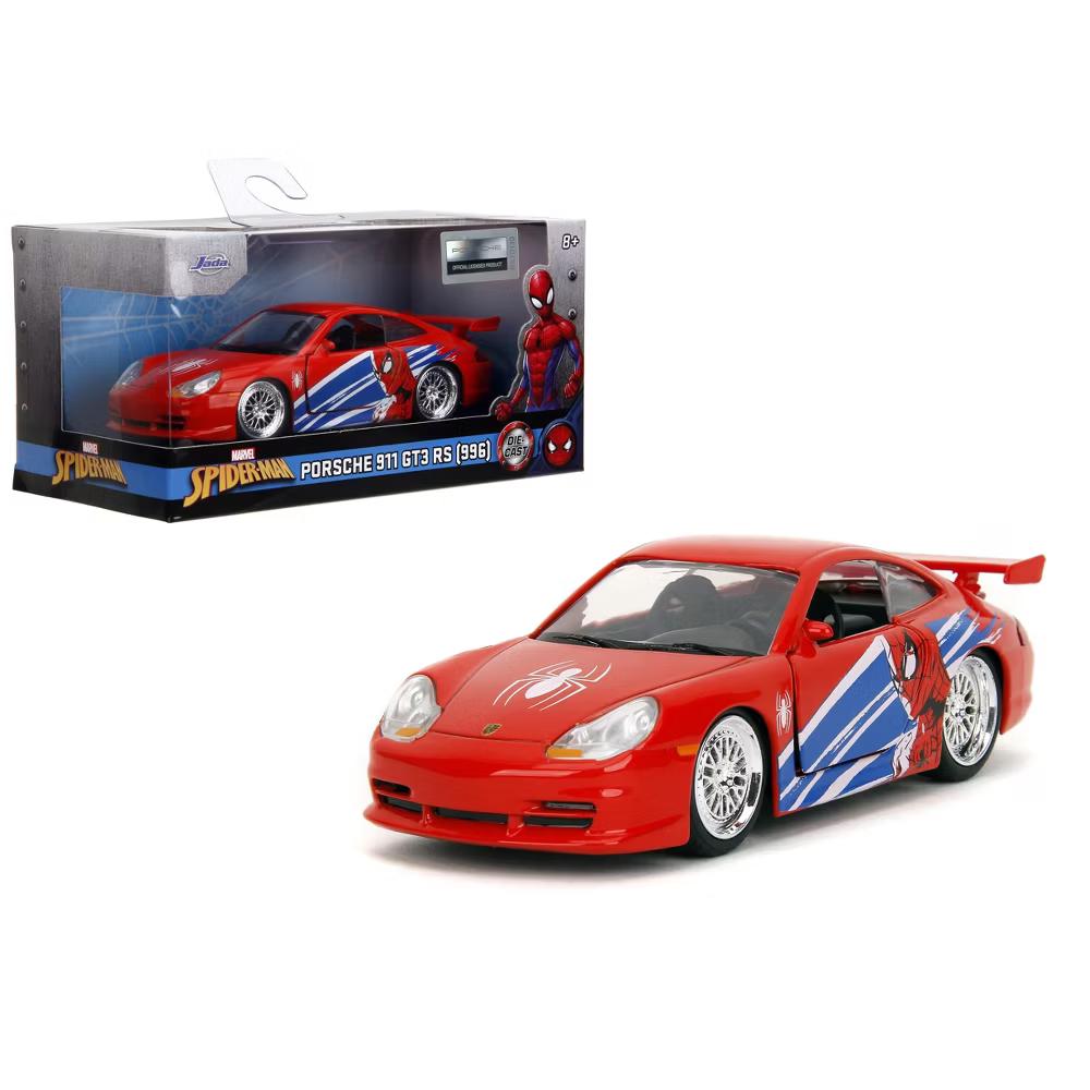 Porsche 911 GT3 RS (996) Red with Graphics "'s " 1/32 Diecast Car Model - Image 8