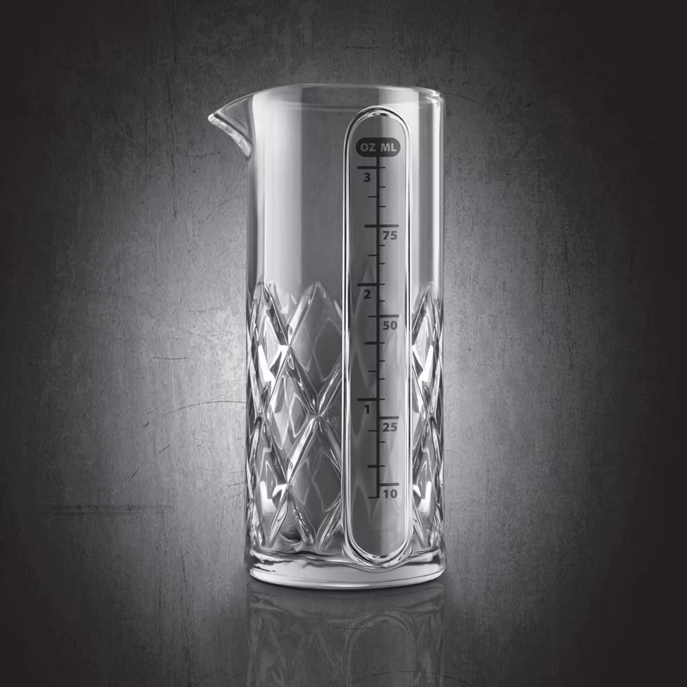 Final Touch Glass Yarai Measuring Jiggerglass for Liquor - Image 4
