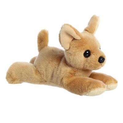 Small Chia Chihuahua Mini Flopsie Adorable Stuffed Animal Brown 8" - Image 3