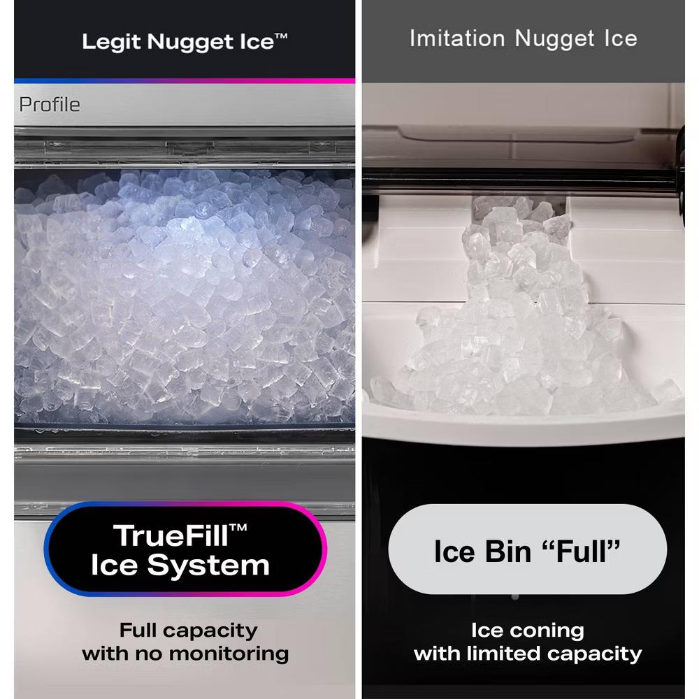 GE Profile Opal Nugget Ice Maker - with Magnolia: Stainless Steel, Countertop, 34 lbs Daily Production - Image 13
