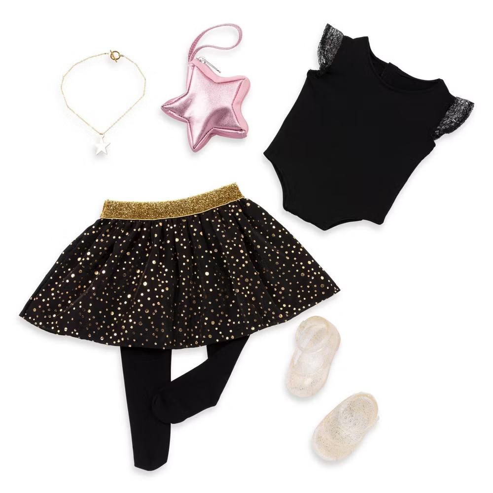 Fashion Starter Kit in Gift Box Stella with Mix & Match Outfits & Accessories 18" Fashion Doll
