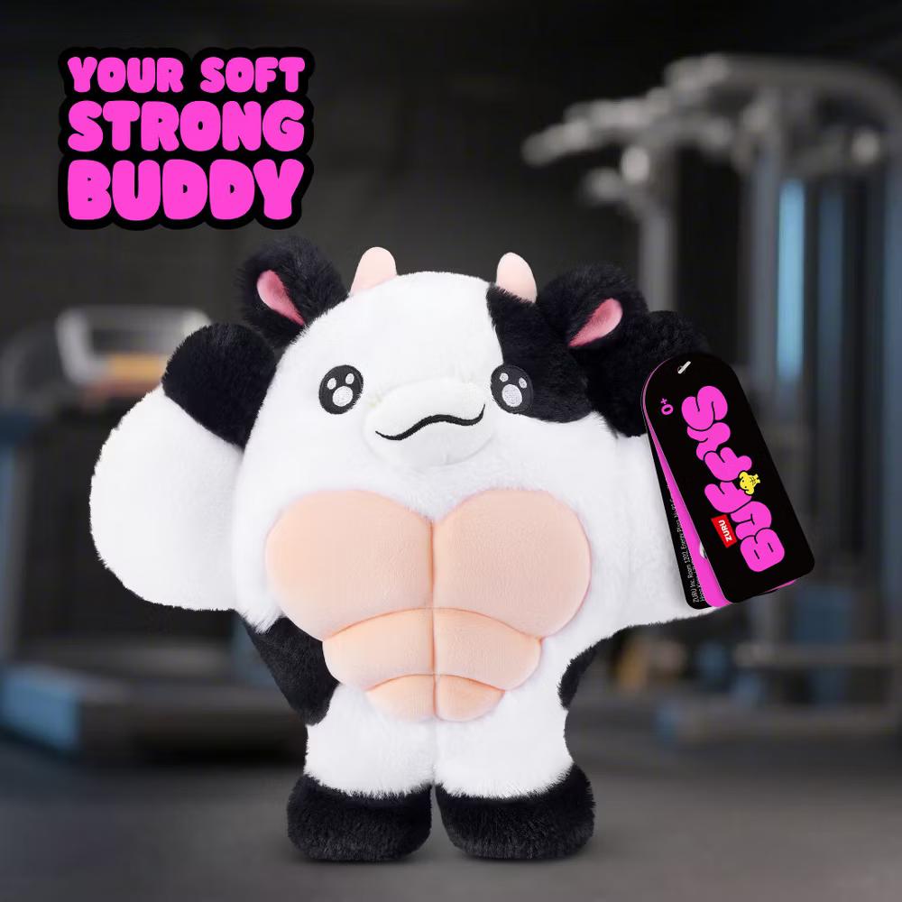 BUFFYS 8" Generic Plush - Cow - Image 6