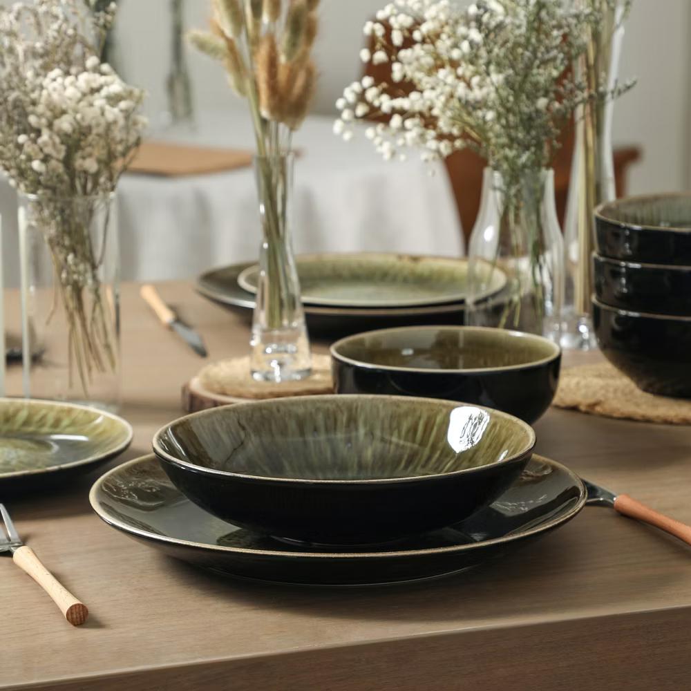 Riley 4-Piece Pasta Bowl Set Stoneware, Service for 4 - Image 3