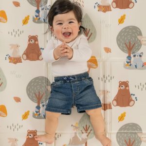 Infantino Foldable Soft Foam Playmat - Woodland