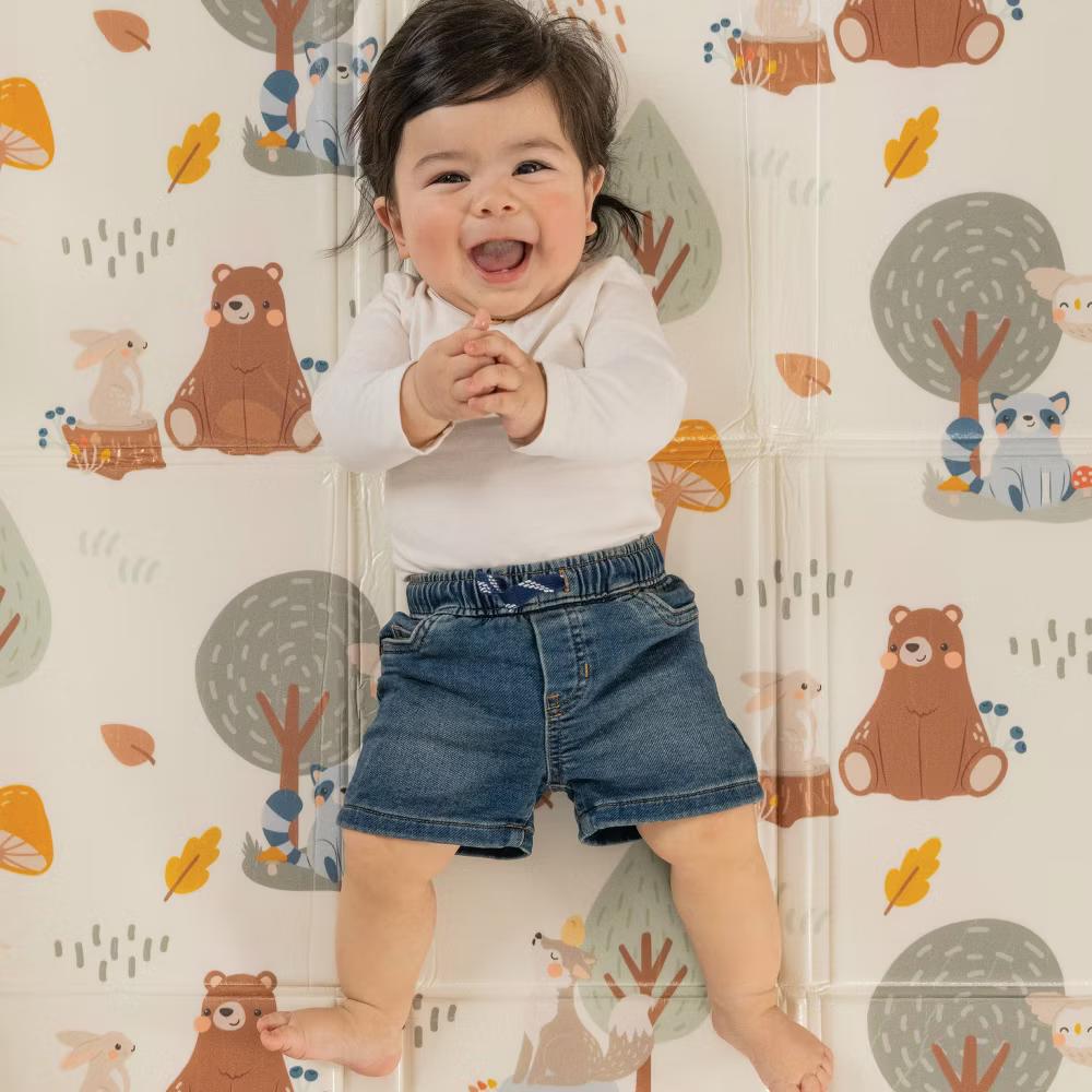 Infantino Foldable Soft Foam Playmat - Woodland