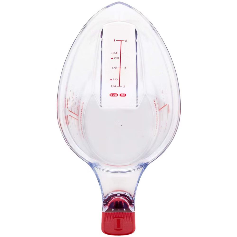 Farberware Pro Angled Measuring Cup - Clear Standard & Metric Markings - Ideal for Baking, Cooking, Liquid Measuring (Red) - Image 8