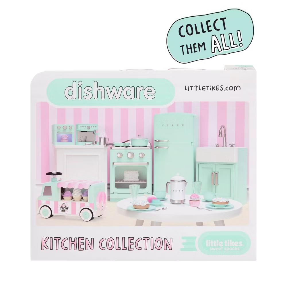Sweet Spaces Dishware Set, White, Play Kitchen Cookware - Image 9