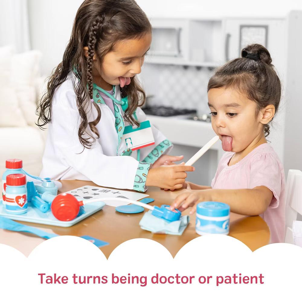 Get Well Doctor's Kit Pretend Play Set – 25 Toy Pieces for Preschool Girls, Boys - Image 6