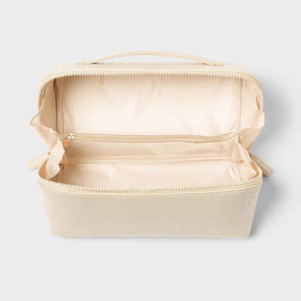 Diagonal-Zip Makeup Bag - Image 13