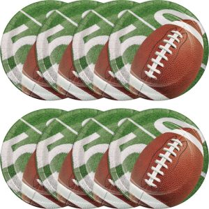 24ct Football Party Dessert Plates