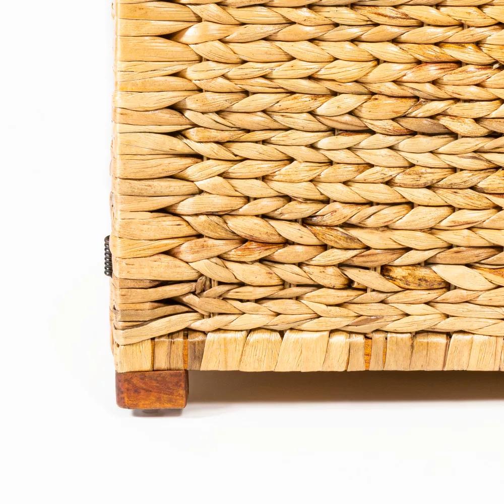 happimess Anada 30" Handwoven Wicker Weave Storage Trunk - Image 19
