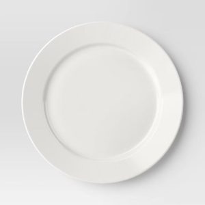12pc Porcelain Round Rim Dinnerware Set