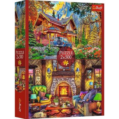 Red 2x500 Mountain Trip Puzzle - Image 3