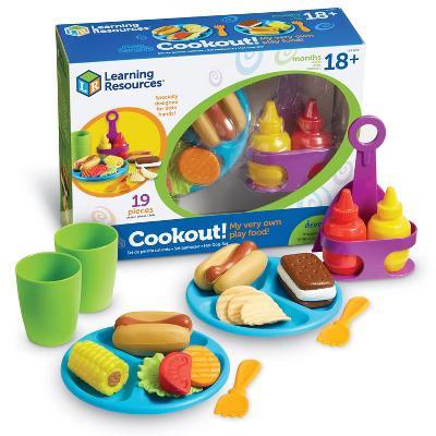 New Sprouts Cookout!: Pretend Kitchen Toy Set for Social Skills Development, Includes 19 Plastic Pieces - Image 6