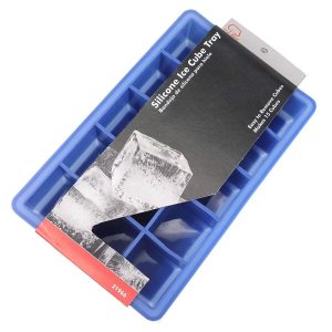 15-Cube Silicone Ice Cube Tray - Makes Large 1.25" Easy To Remove Cubes