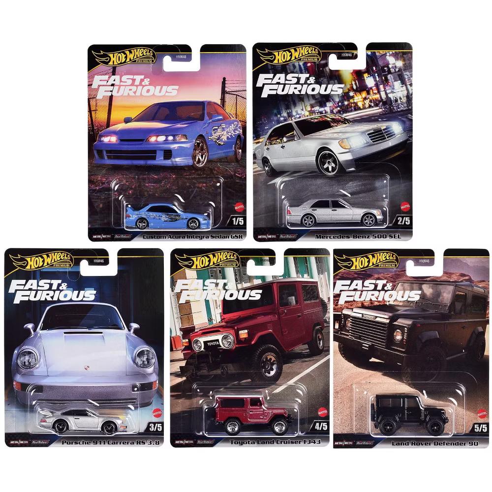"Fast & Furious" 2023 5 piece Set G Diecast Model Cars - Image 7