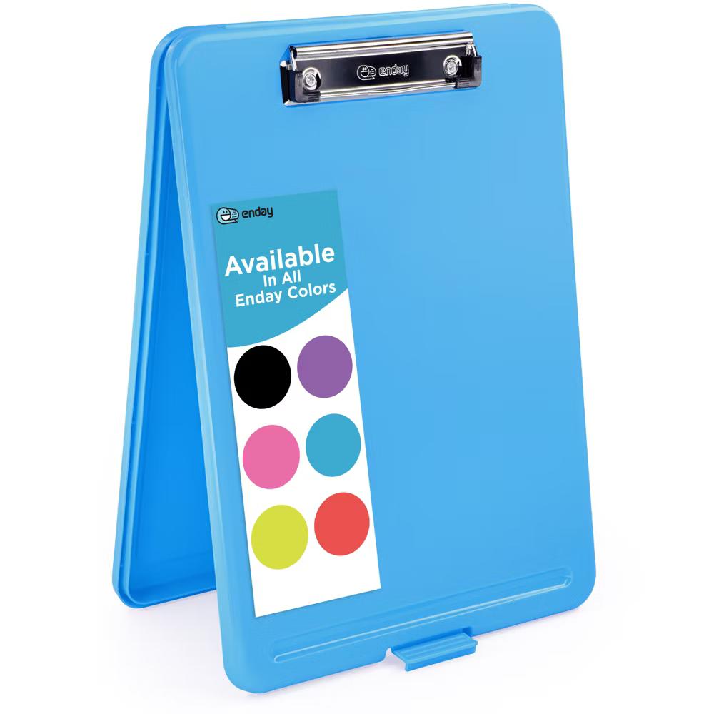 Clipboard with Storage, Letter Size Storage Clipboard with Compartments Case for Nurse Teachers Plastic Translucent Holds 100 Sheets - Image 16