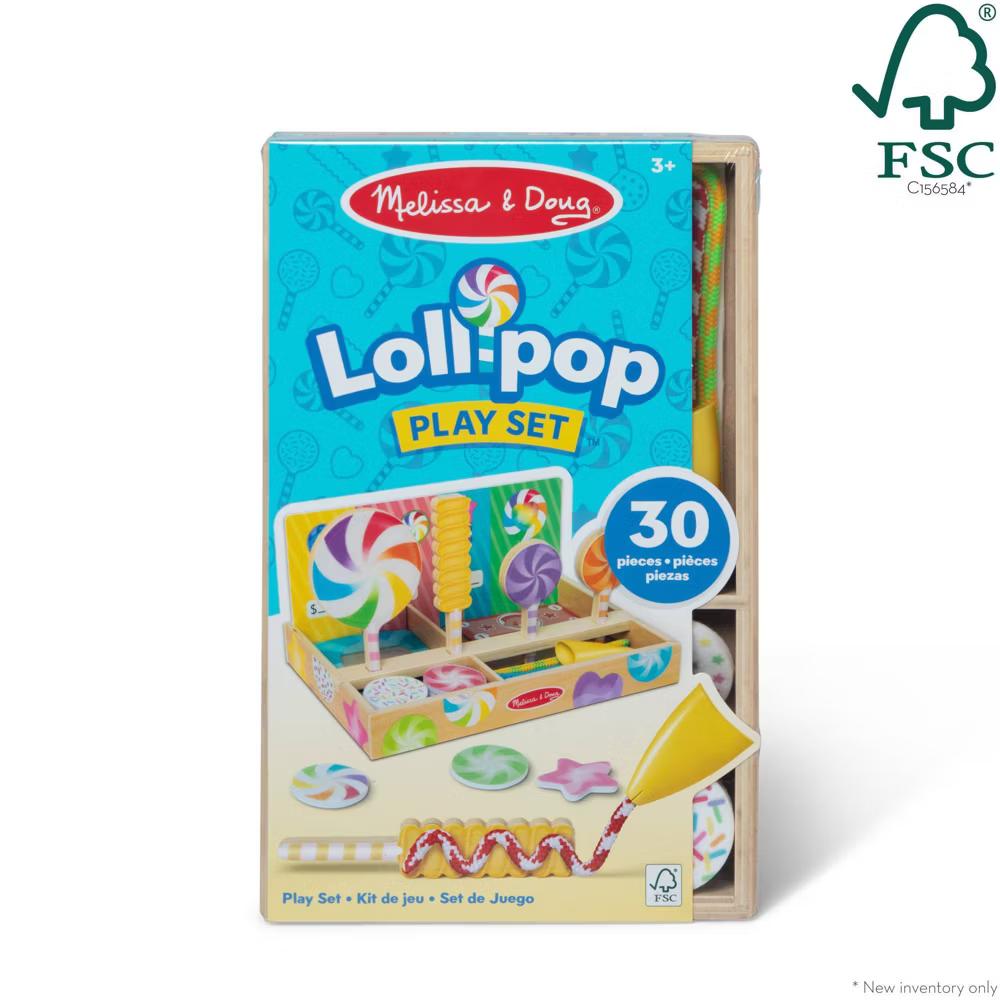 Wooden Lollipop Play Set for Preschool Girls and Boys - Image 9