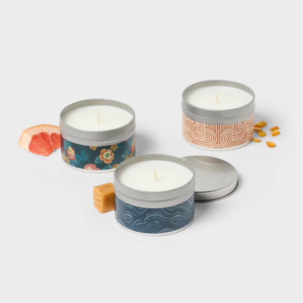 3pk Tin Candle Gift Set - Image 6