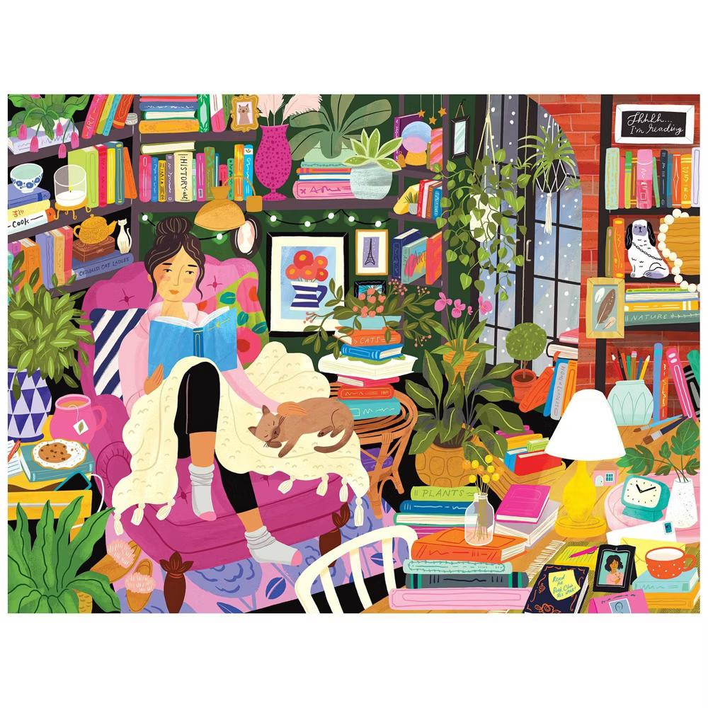 My Happy PLace 750pc Jigsaw Puzzle - Reading Nook - Image 2