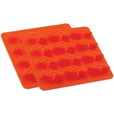 FanPans 2-Pack Team Ice Cube Trays - NFL Denver Broncos