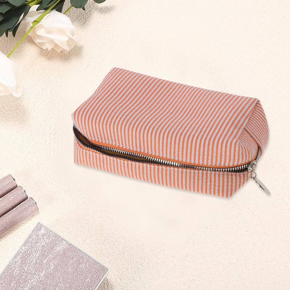 Striped Pattern Makeup Bag for Travel 1 Pc - Image 29
