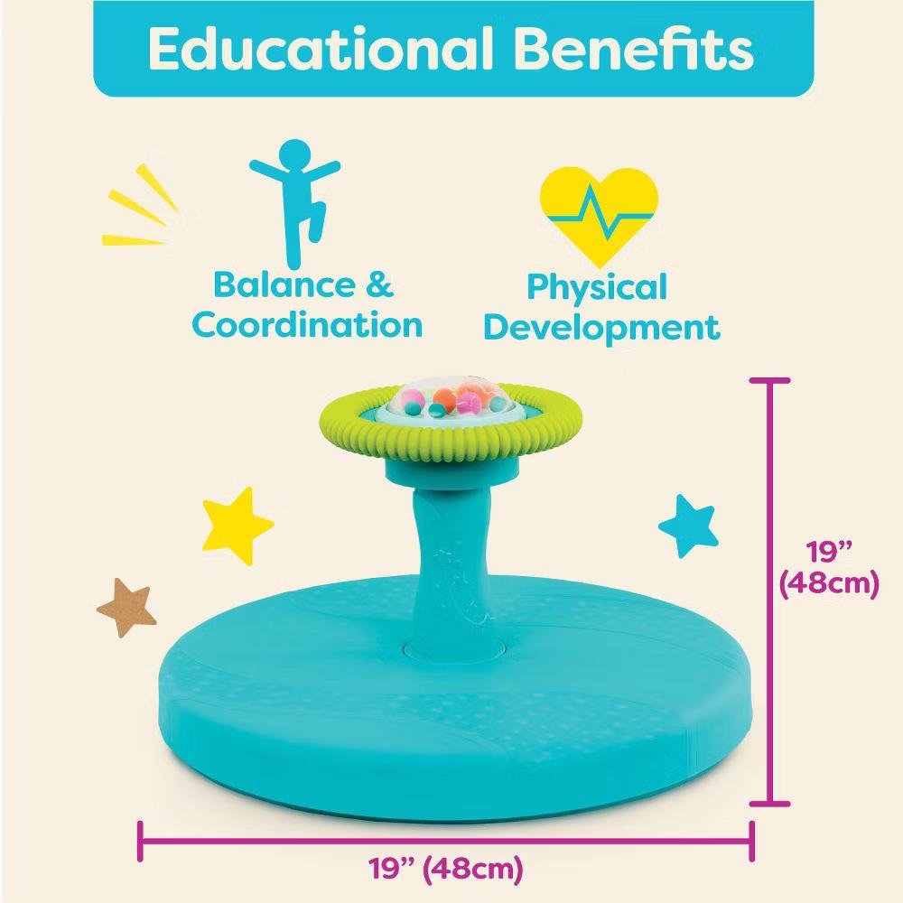 Spinning Activity Toy - Twirly Time: Sensory, Fine Motor Skills, Baby Learning Toy - Image 3