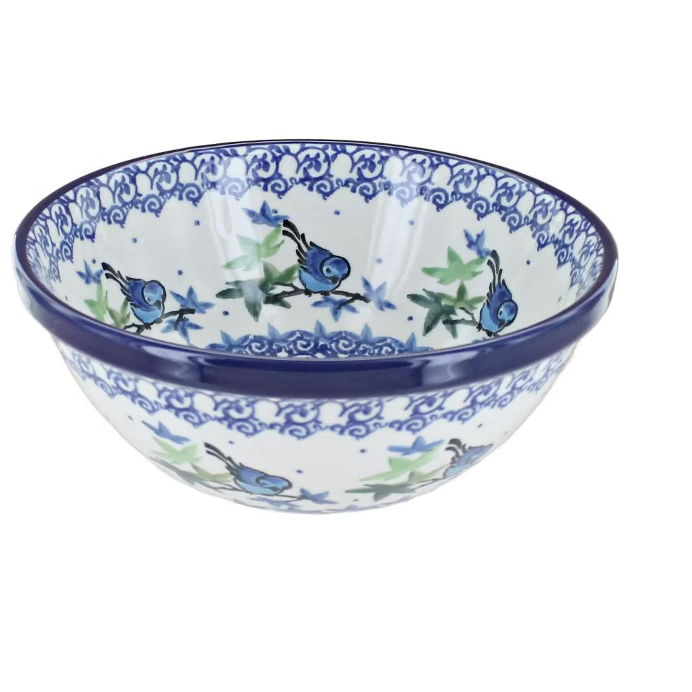 Blue Rose Polish Pottery Ceramika Artystyczna Cereal Bowl - Image 21