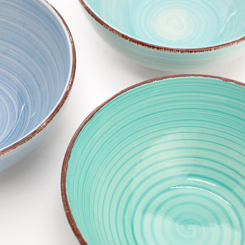 Ridge 6.25 Inch 6 Piece Round Stoneware Assorted Bowl Set - Image 8