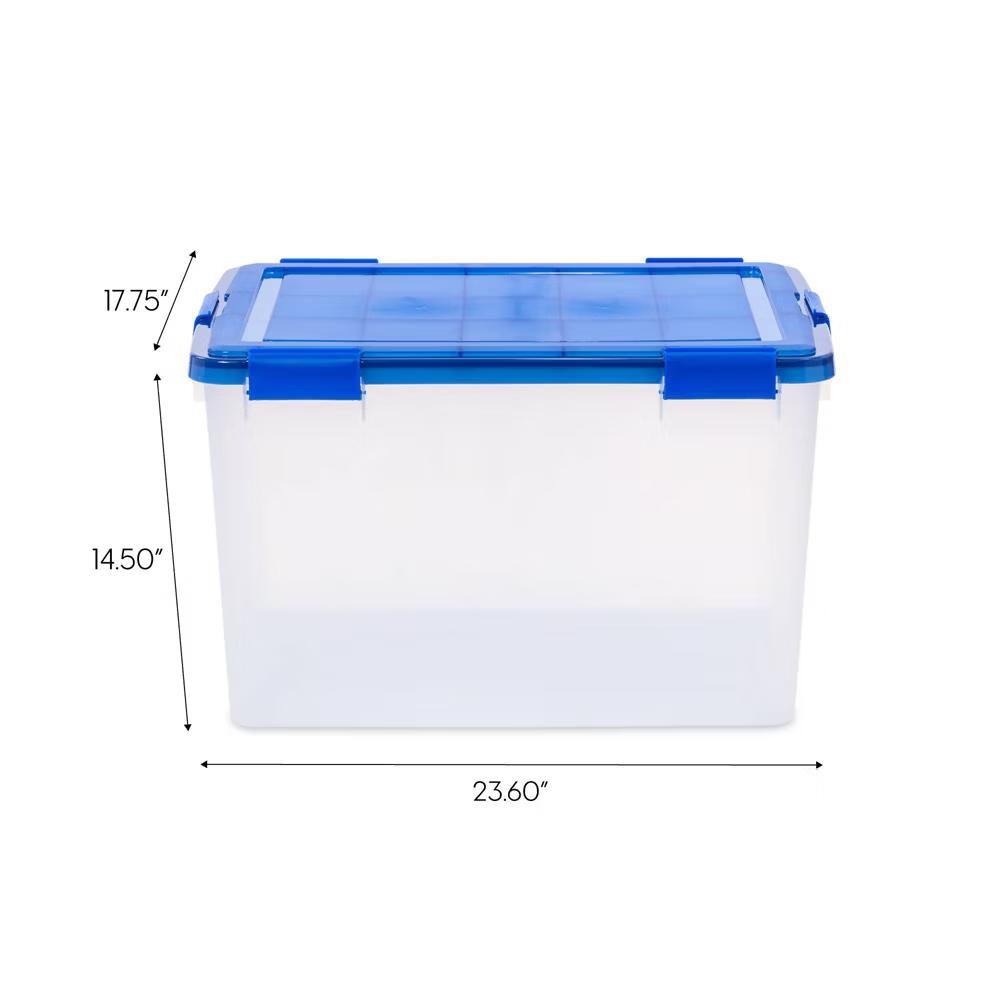 IRIS WeatherPro Plastic Storage Bin with Lid - Image 42